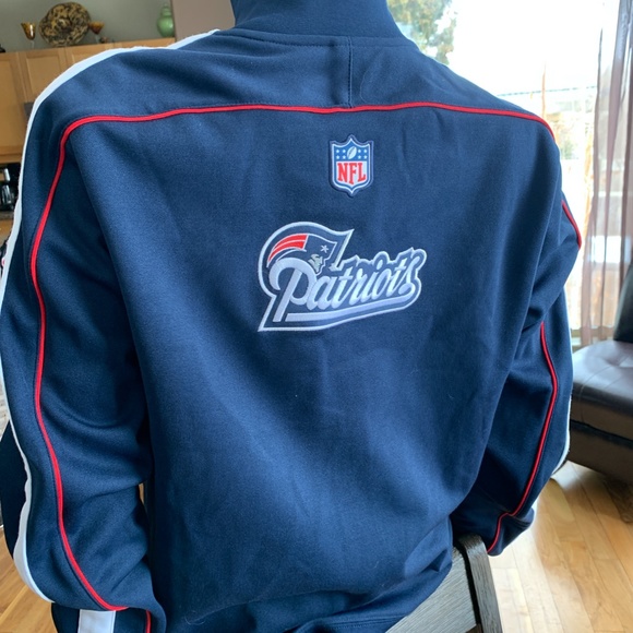 Mens Patriot Zipper Up Sweater - Picture 2 of 2